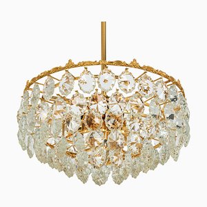 Austrian Brass and Crystal Glass Chandelier from Bakalowits, 1960s-UGR-1099382