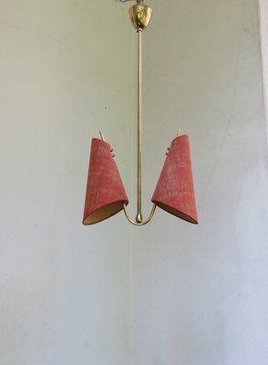 Austrian Brass Ceiling Lamp, 1950s-EY-685295