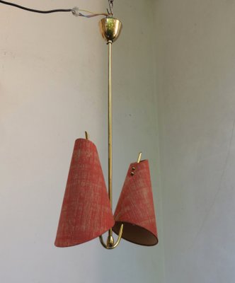 Austrian Brass Ceiling Lamp, 1950s-EY-685295