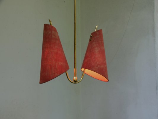 Austrian Brass Ceiling Lamp, 1950s-EY-685295