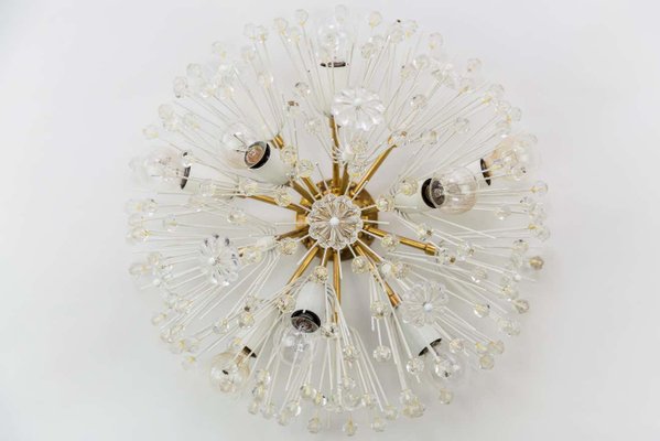 Austrian Brass Crystal Flush Mounts or Sconces by Emil Stejnar for Rupert Nikoll, 1950s-SPD-1100761