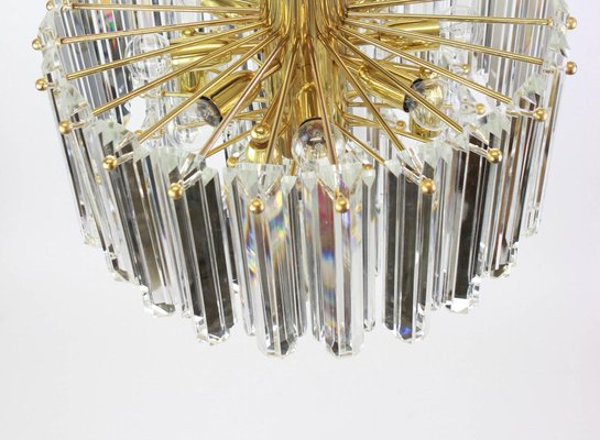 Austrian Brass Crystal Glass Light Fixture by Floria for Kalmar, 1970-UGR-1085527