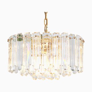 Austrian Brass Crystal Glass Light Fixture by Floria for Kalmar, 1970-UGR-1085527