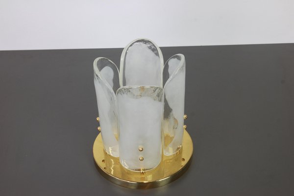 Austrian Brass Murano Glass Light Fixture from Kalmar, 1970-UGR-1086245