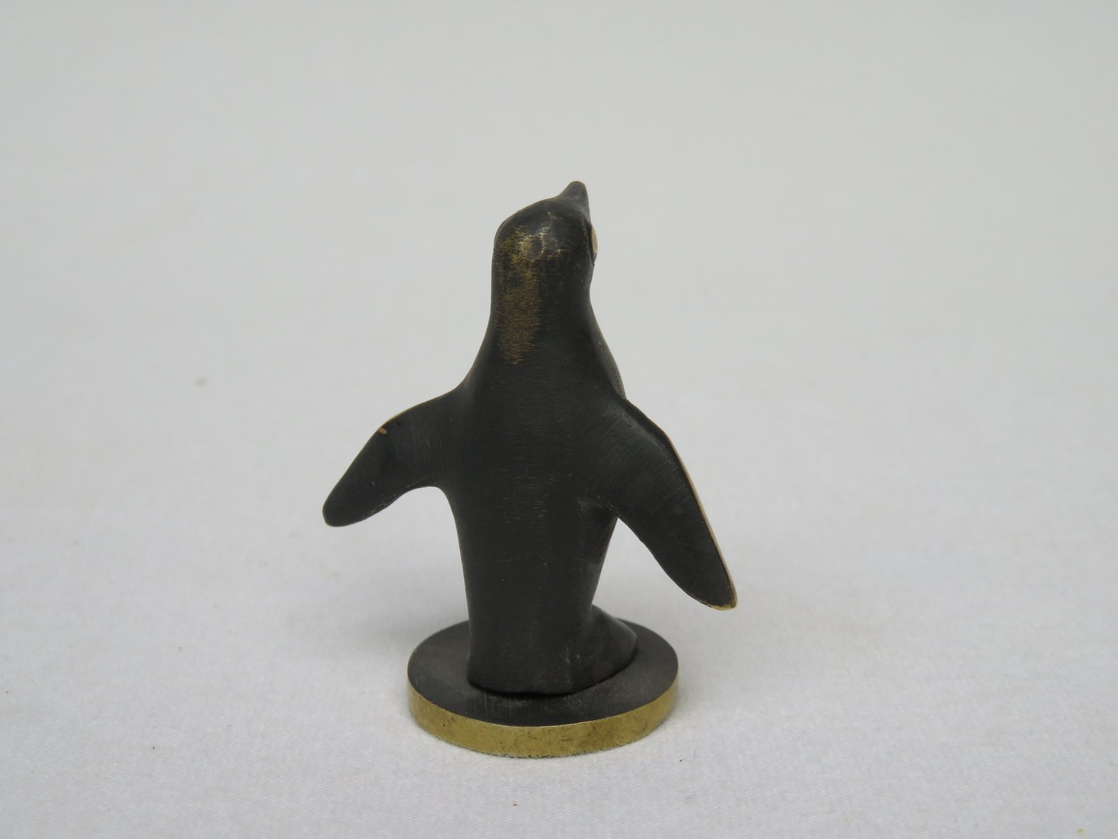 Austrian Brass Penguin Bookends by Walter Bosse, 1950s, Set of 3