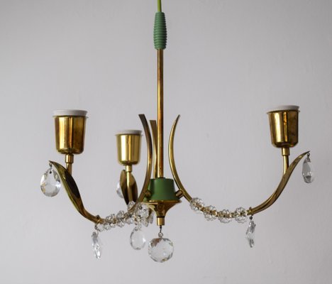 Austrian Ceiling Lamp from Rupert Nikoll, 1950s-VA-860586