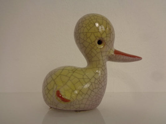 Austrian Ceramic Duck Pen Holder by Walter Bosse, 1950s