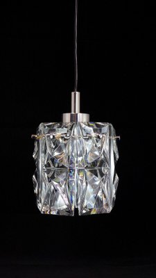 Austrian Chrome and Glass Hanging Light from Kalmar, 1970s-NGU-1777127