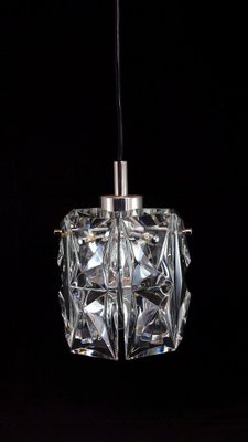 Austrian Chrome and Glass Hanging Light from Kalmar, 1970s-NGU-1777127