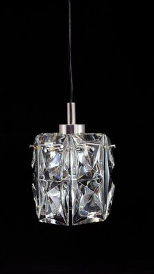 Austrian Chrome and Glass Hanging Light from Kalmar, 1970s-NGU-1777127