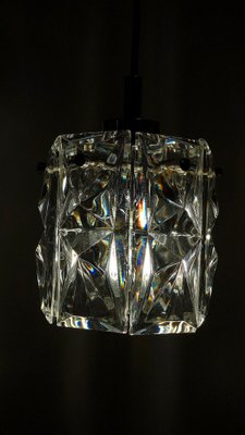 Austrian Chrome and Glass Hanging Light from Kalmar, 1970s-NGU-1777127