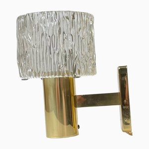 Austrian Crystal and Gilt Brass Wall Sconce by Hags, 1960s-LCR-1395935