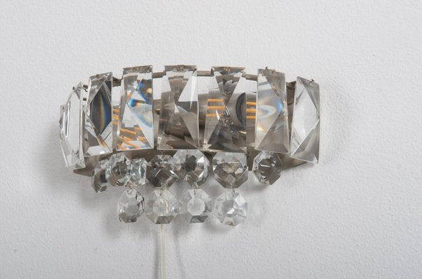 Austrian Crystal Sconces from Bakalowits & Söhne, 1960s, Set of 2-AX-847998