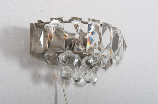 Austrian Crystal Sconces from Bakalowits & Söhne, 1960s, Set of 2-AX-847998