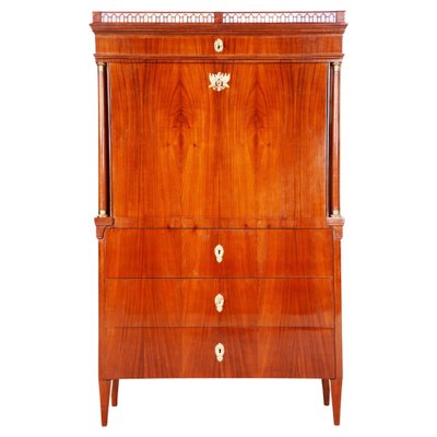 Austrian Empire Mahogany Secretary/Writing Desk, 1820s-WHY-1083350