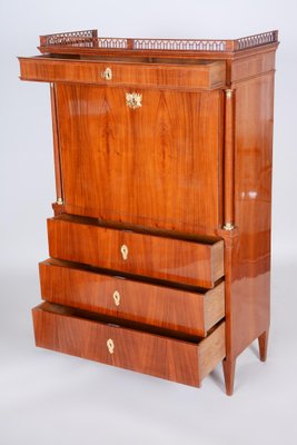 Austrian Empire Mahogany Secretary/Writing Desk, 1820s-WHY-1083350