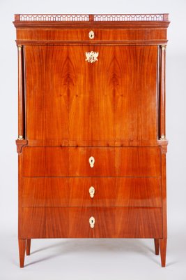 Austrian Empire Mahogany Secretary/Writing Desk, 1820s-WHY-1083350