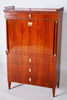 Austrian Empire Mahogany Secretary/Writing Desk, 1820s-WHY-1083350