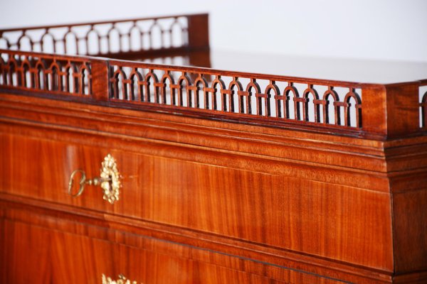 Austrian Empire Mahogany Secretary/Writing Desk, 1820s-WHY-1083350