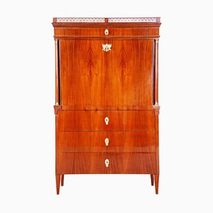 Austrian Empire Mahogany Secretary/Writing Desk, 1820s-WHY-1083350