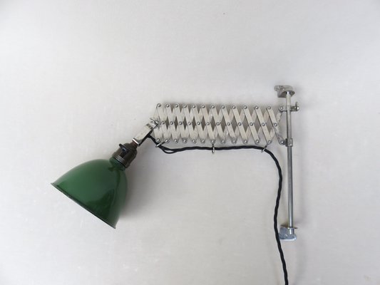 Austrian Enamelled & Chrome-Plated Gate Light, 1930s-EY-1279821