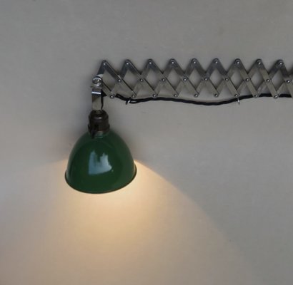 Austrian Enamelled & Chrome-Plated Gate Light, 1930s-EY-1279821