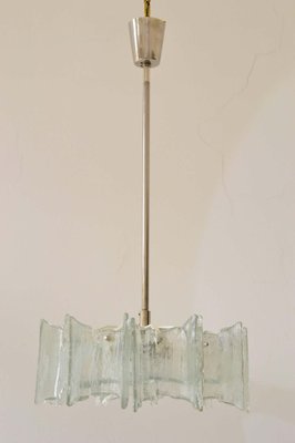 Austrian Frosted Glass Chandelier by J. T. Kalmar for Kalmar, 1960s-SPD-978454