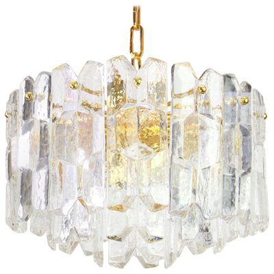 Austrian Gilt Brass Crystal Glass Light Fixture Palazzo from Kalmar, 1970-UGR-1086162