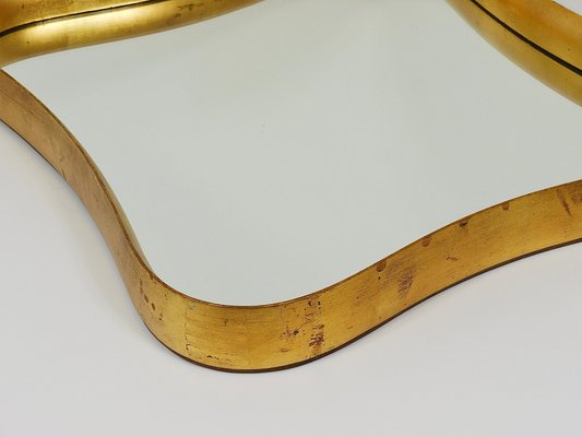 Austrian Gilt Wood Mirror by Max Welz Vienna, 1940s-MWV-1823396