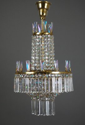 Austrian Glass Chandelier by Oswald Haerdtl for Lobmeyr, 1960s-GKC-605702