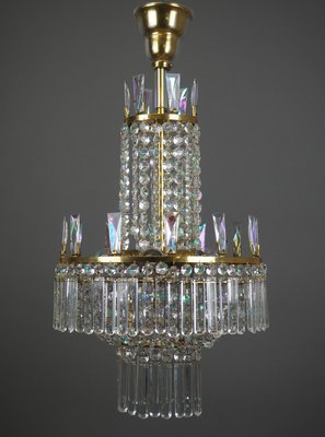 Austrian Glass Chandelier by Oswald Haerdtl for Lobmeyr, 1960s-GKC-605702