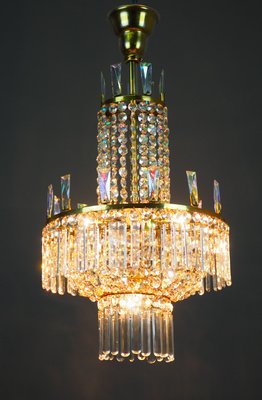 Austrian Glass Chandelier by Oswald Haerdtl for Lobmeyr, 1960s-GKC-605702