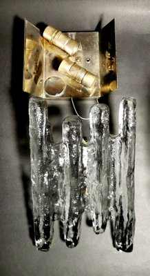 Austrian Ice Glass Wall Sconces by J.T. Kalmar, Set of 2-QRS-989518