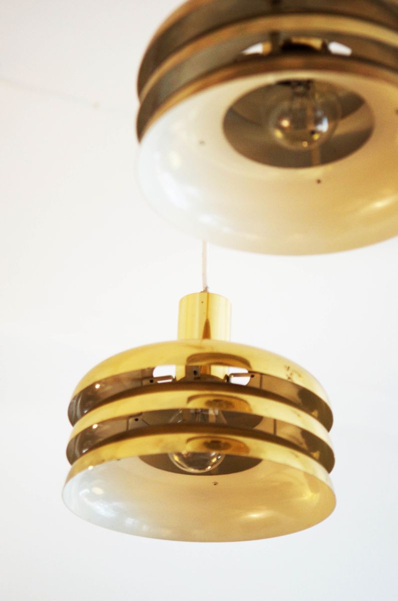 Austrian Lamella Lamp from J.T. Kalmar, 1970s