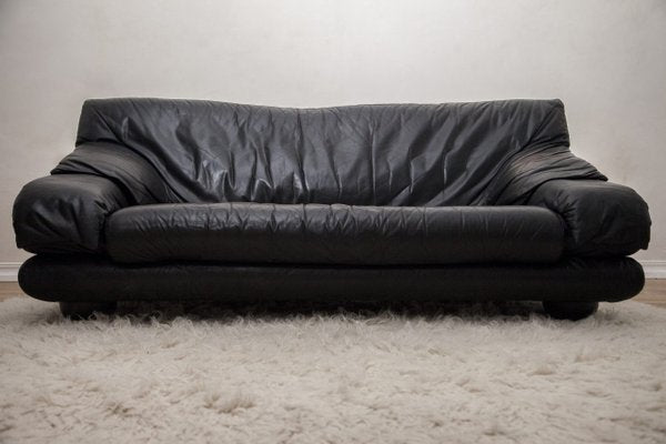 Austrian Leather Sofa, 1970s-YWH-1746007