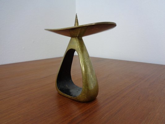 Austrian Model 3600 Candlestick in Brass by Carl Auböck, 1950s-RDW-1220184