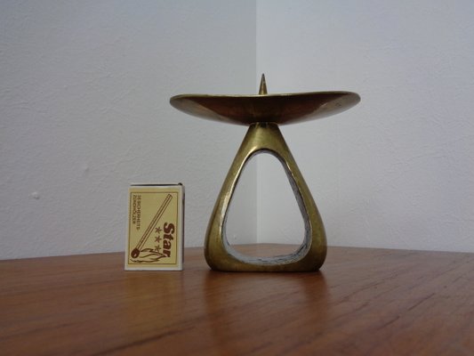 Austrian Model 3600 Candlestick in Brass by Carl Auböck, 1950s-RDW-1220184