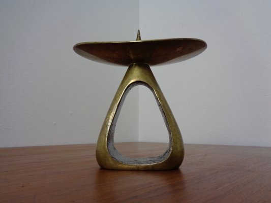 Austrian Model 3600 Candlestick in Brass by Carl Auböck, 1950s-RDW-1220184