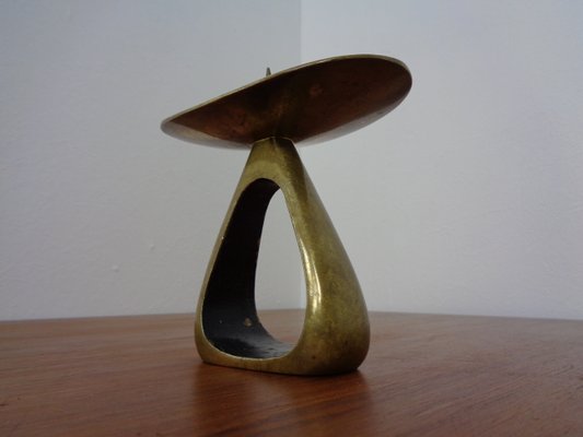 Austrian Model 3600 Candlestick in Brass by Carl Auböck, 1950s-RDW-1220184