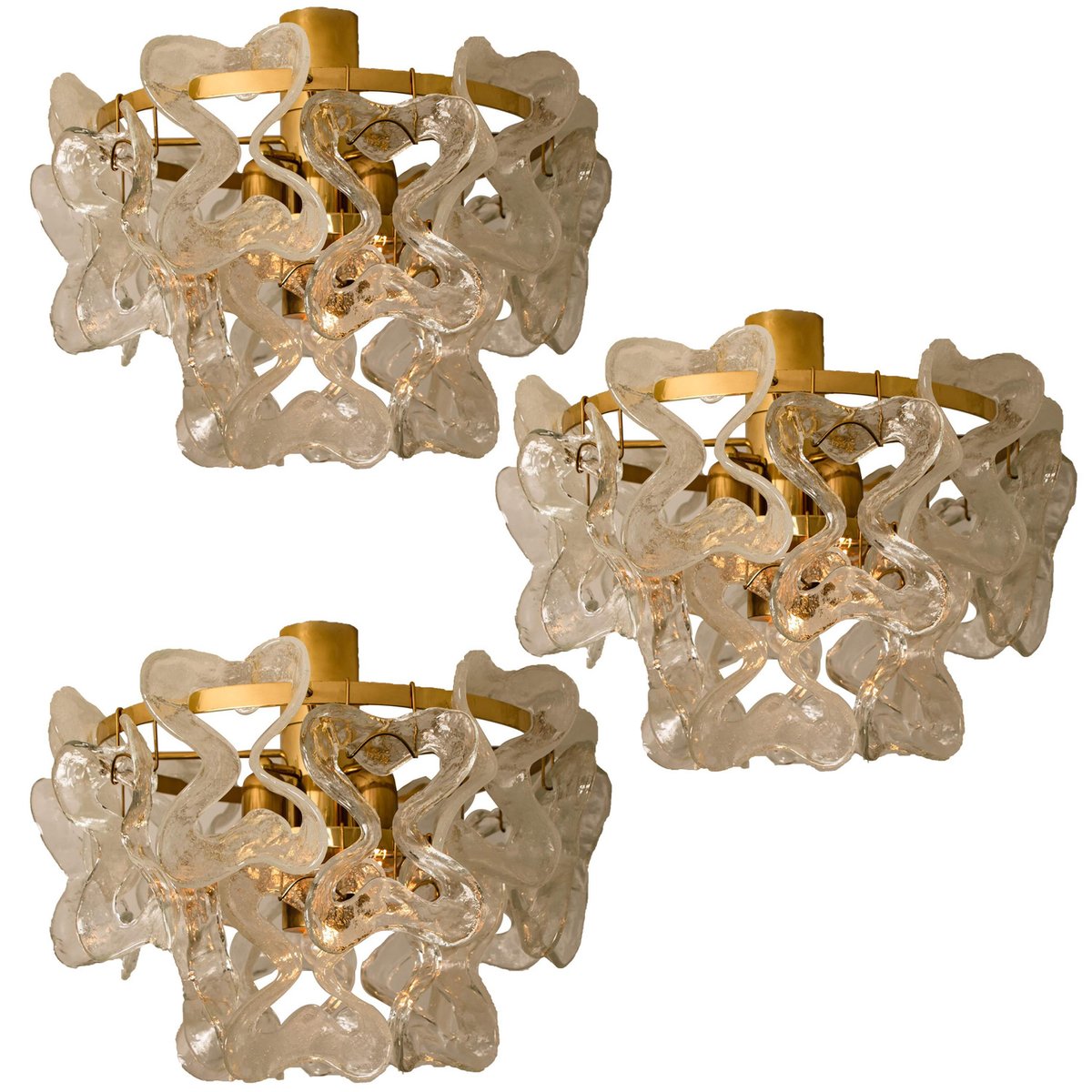 Austrian Model Catena Sconces by J.T. Kalmar for Isa, Set of 2