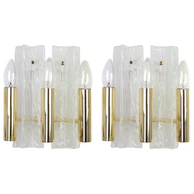 Austrian Murano Glass Sconces by Kalmar for Mod Lipizza, 1960s, Set of 2-UGR-1085577