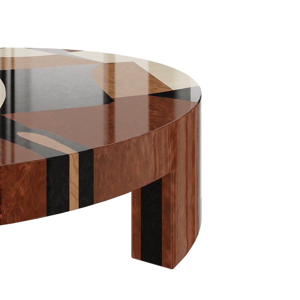 Austrian Round Center Table by Hommés Studio