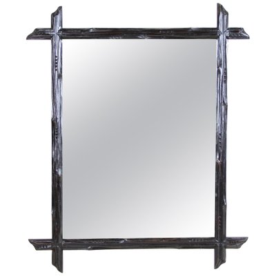 Austrian Rustic Black Forest Wall Mirror, 1880-TQA-1322030