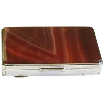 Austrian Silver Agate Box-UCH-1224778