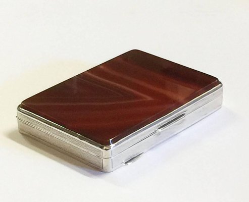 Austrian Silver Agate Box-UCH-1224778