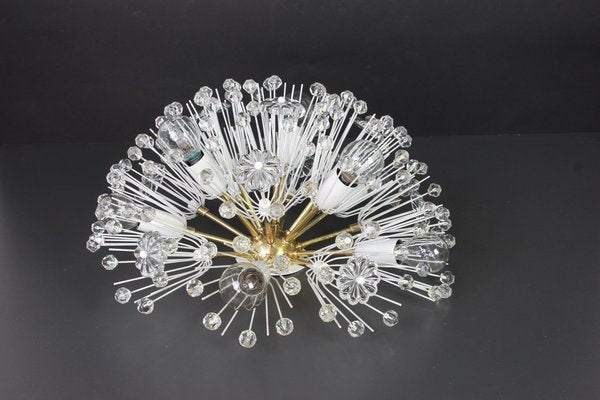 Austrian Starburst Brass Chandelier by Emil Stejnar for Rupert Nikoll, 1960s-UGR-1086237