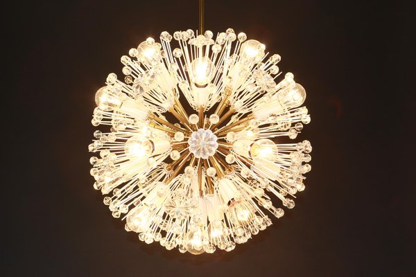 Austrian Starburst Brass Chandelier by Emil Stejnar for Rupert Nikoll, 1960s-UGR-1086075