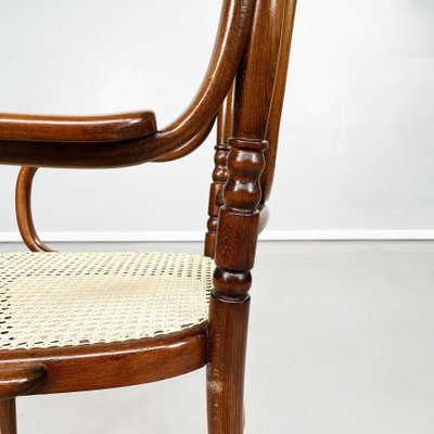 Austrian Straw and Wood Chairs from Thonet, 1900s, Set of 3-GDD-1416752