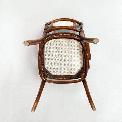 Austrian Straw and Wood Chairs from Thonet, 1900s, Set of 3-GDD-1416752