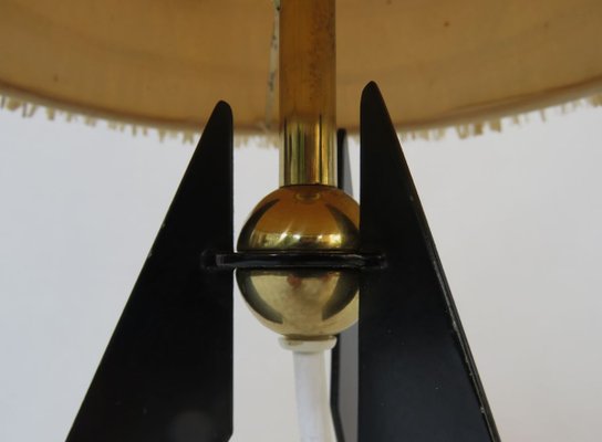 Austrian Tripod Brass Table Lamp, 1950s-EY-632329